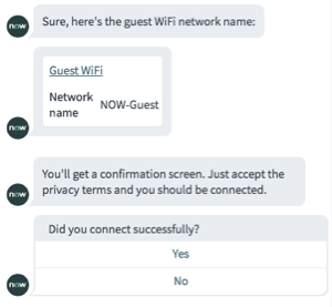 Tópico Acesso ao Wi-Fi para convidados.