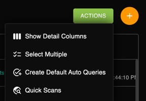 Auto Query Action button