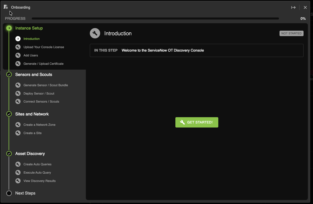Configuration wizard