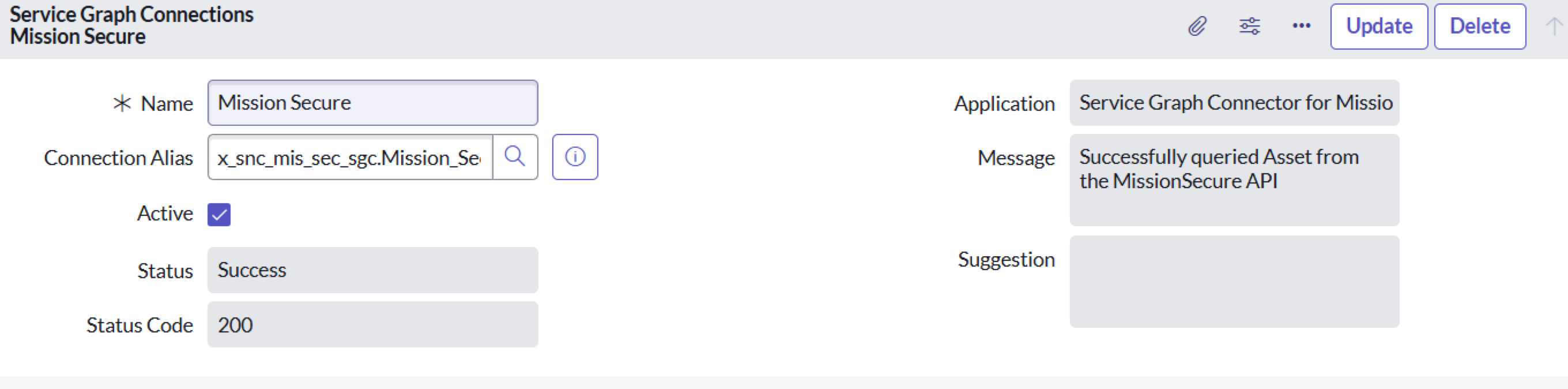 Displays error message, error code, and response body from the API.