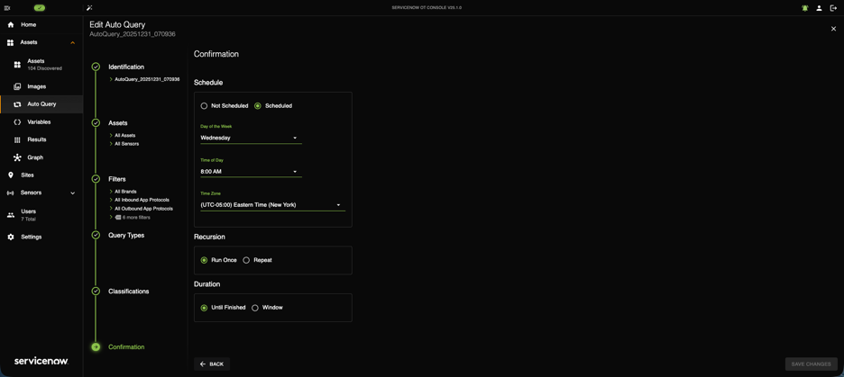 Editing Auto Query