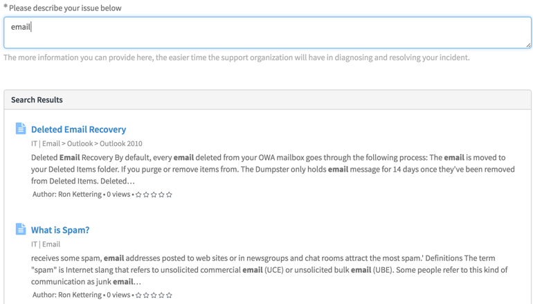 Contextual Search widget