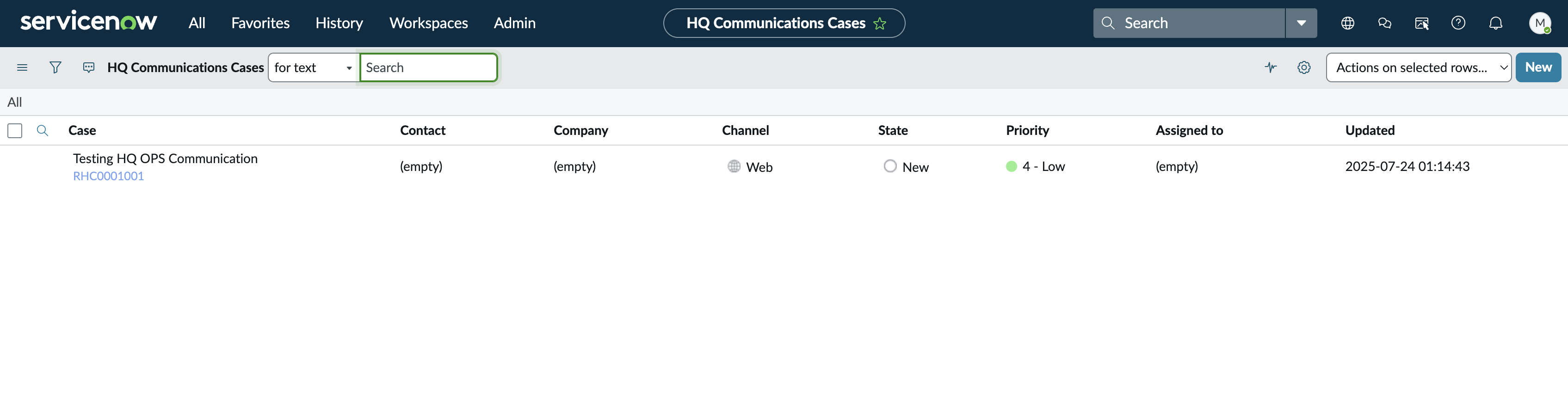 List of Retail HQ operations cases