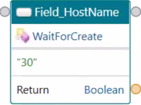 WaitForCreate メソッド。