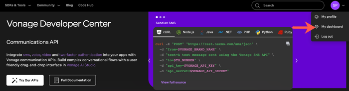 [自分のダッシュボード (My dashboard)] ページ。