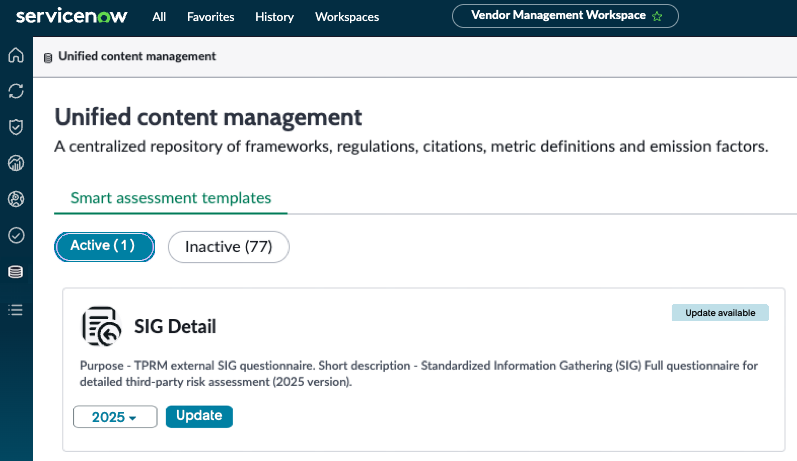 Access Your smart assessment templates.