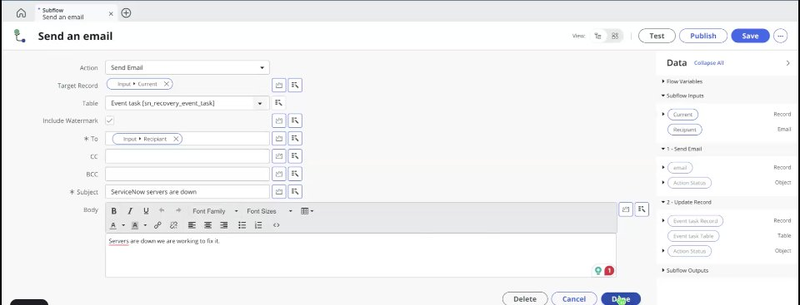Revised subflow.