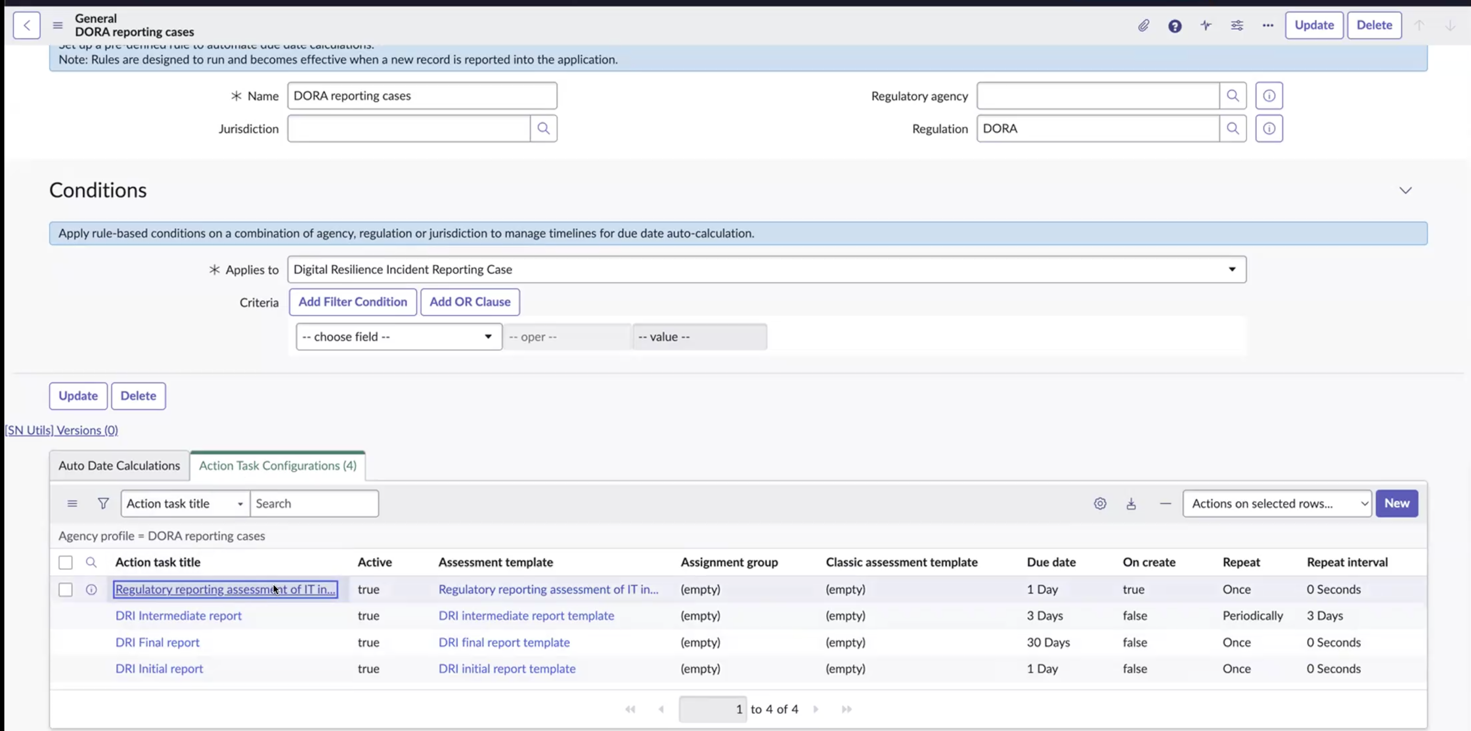 Demo data for the action task configurations. For the text description, refer to the text that precedes this image.
