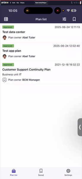 Mobile app.