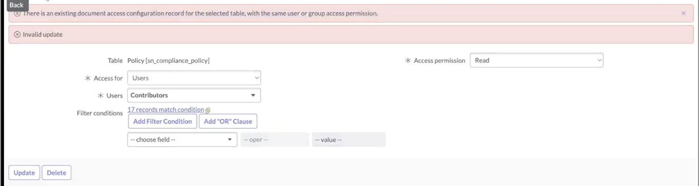 Duplicate configuration.