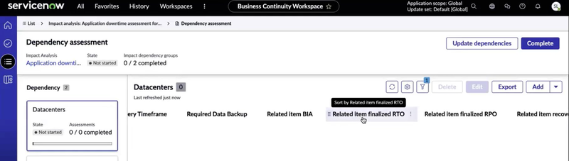 Related item finalized RTO.
