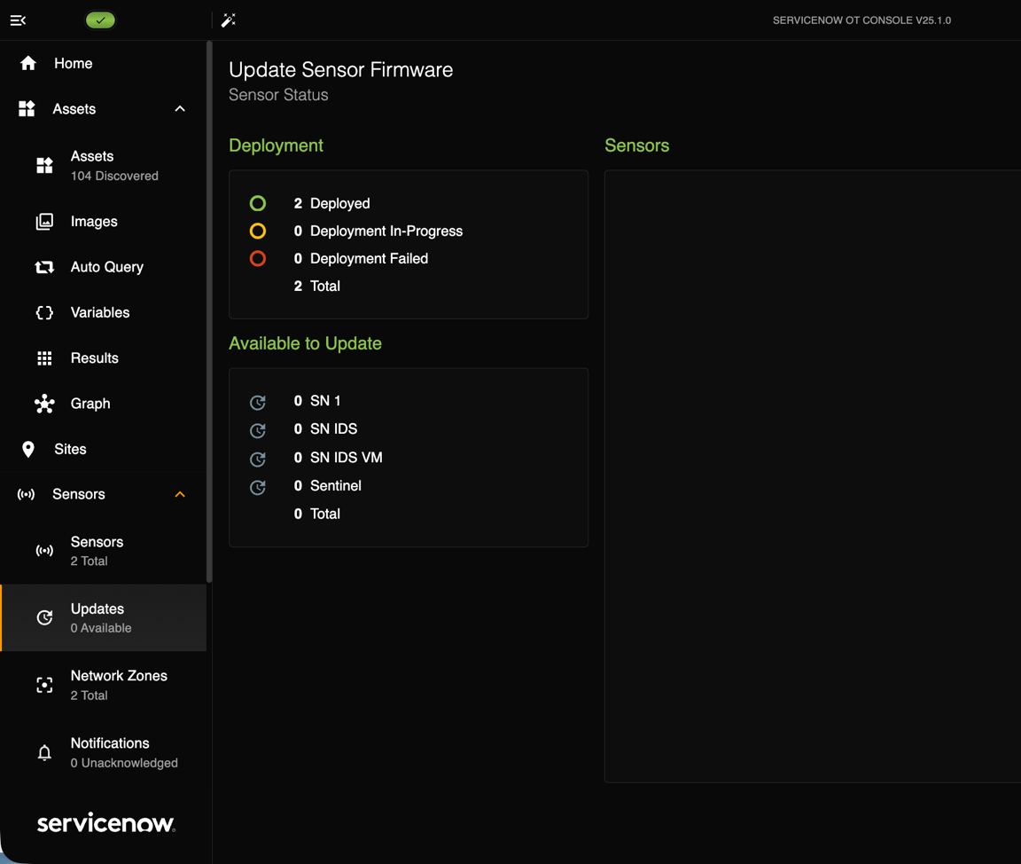 Updates page