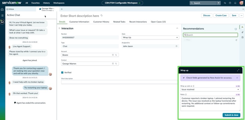 AI generated wrap up code and notes summary