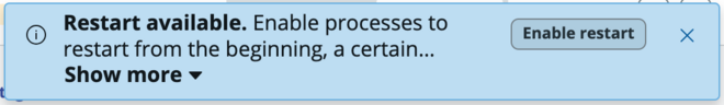 Reiniciar notificação no Workflow Studio