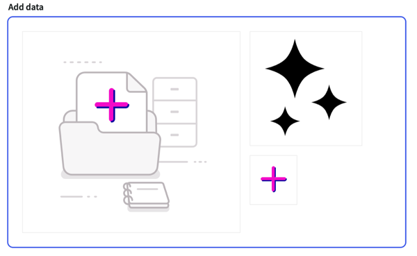 Add data empty state illustration category with custom image displayed.