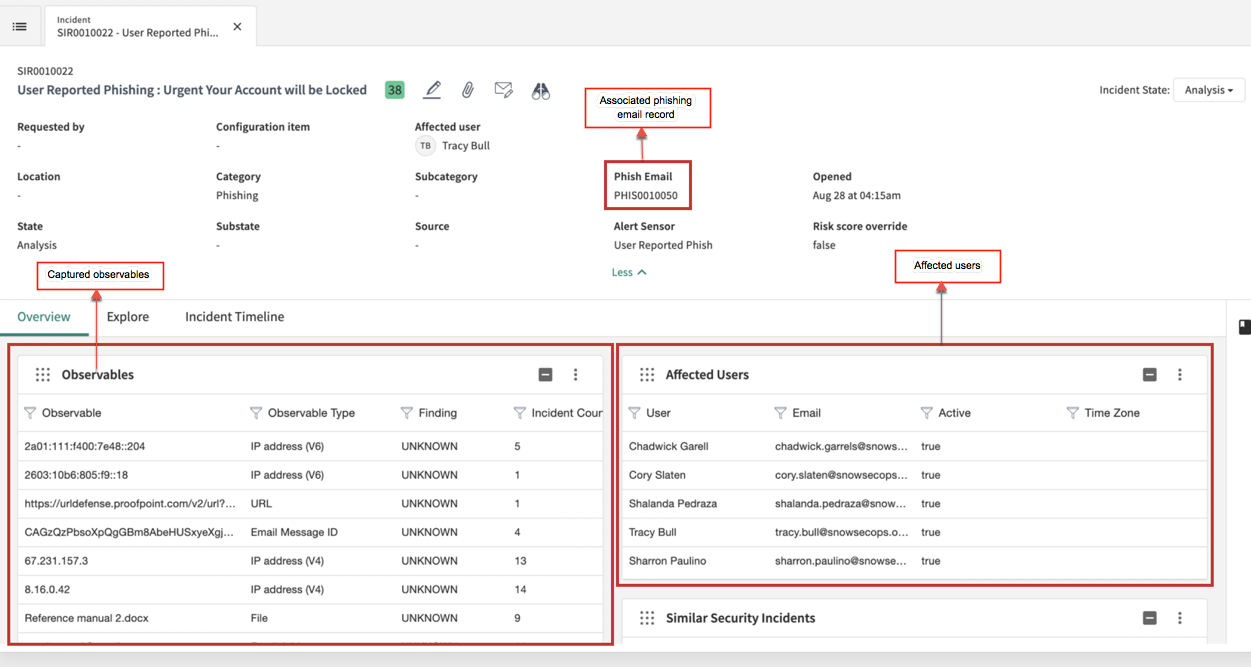 URP security incident: New UI