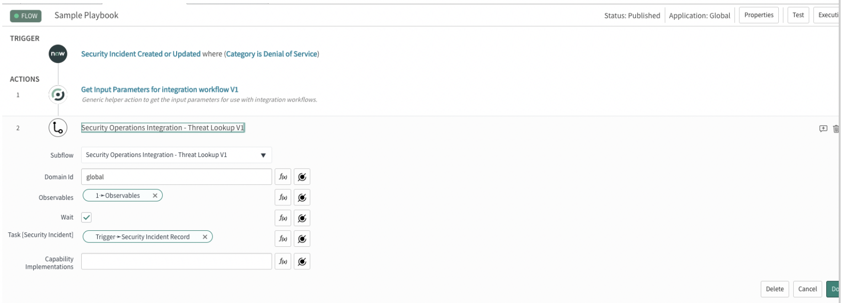Capability Framework: Create new flow: configure subflow