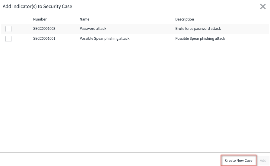 Add an indicator to the case