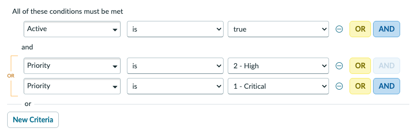 Condition builder v2 on Approval Rules form