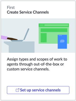 Configurer des canaux de service dans la page d’accueil AWA
