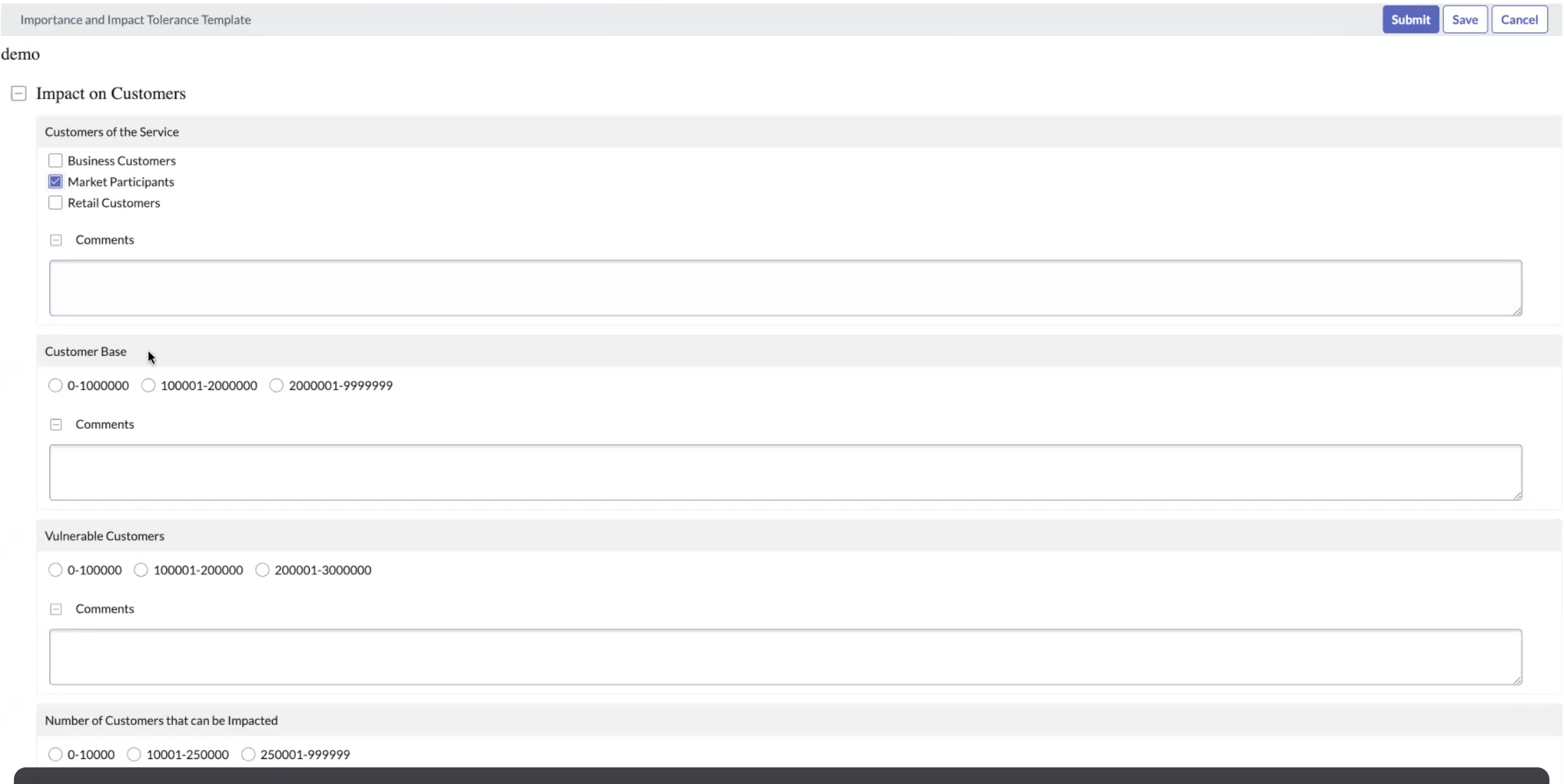 Assessment questions