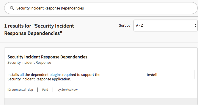 Dependency plugin