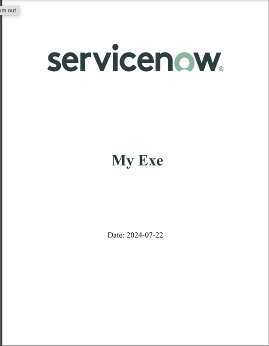 Event PDF that can be customized.