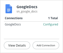 Google Docs 스포크에 대한 연결 별칭