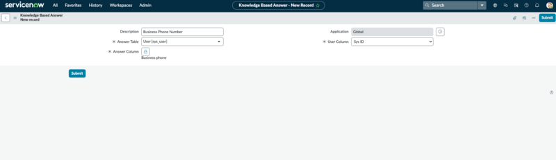 Knowledge Based Answer