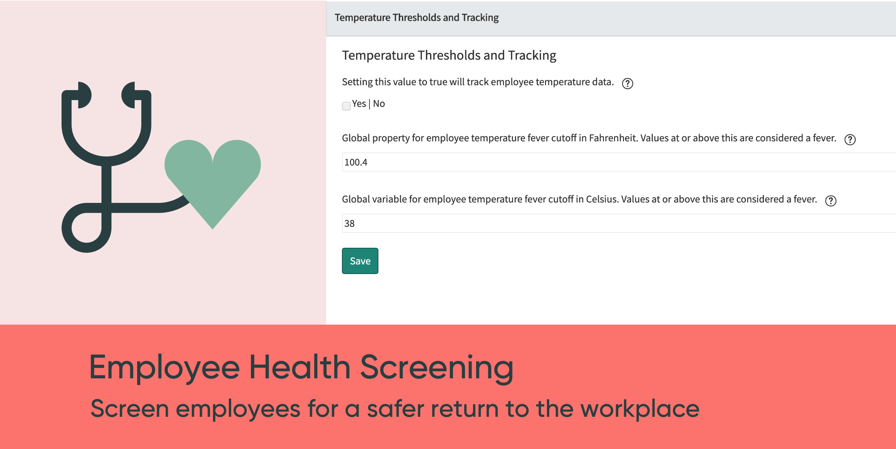 Screen employees for a safer return to the workplace