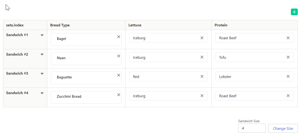 General settings