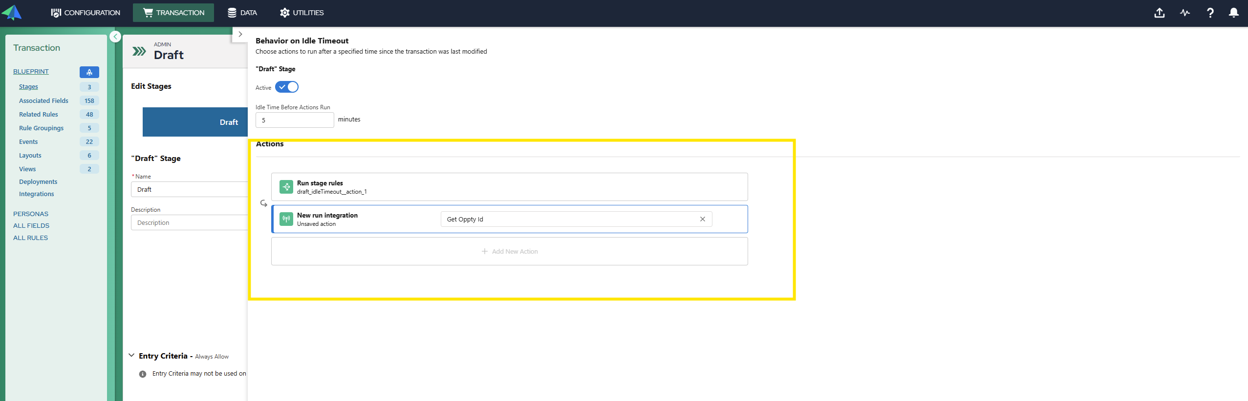 Transaction Manager: stages