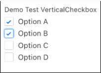 check box options