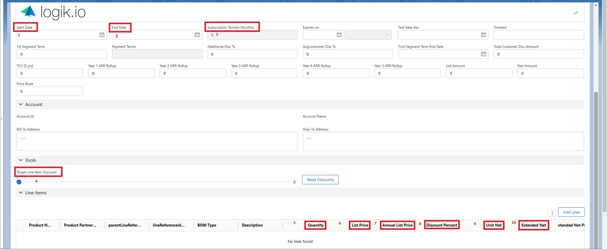 Steps to Configure Line-Level Price Calculations