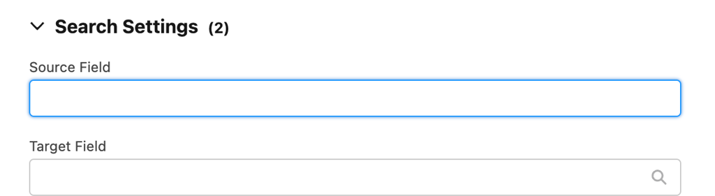 Inline control settings