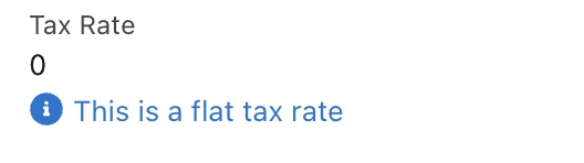 Field showing the default message style