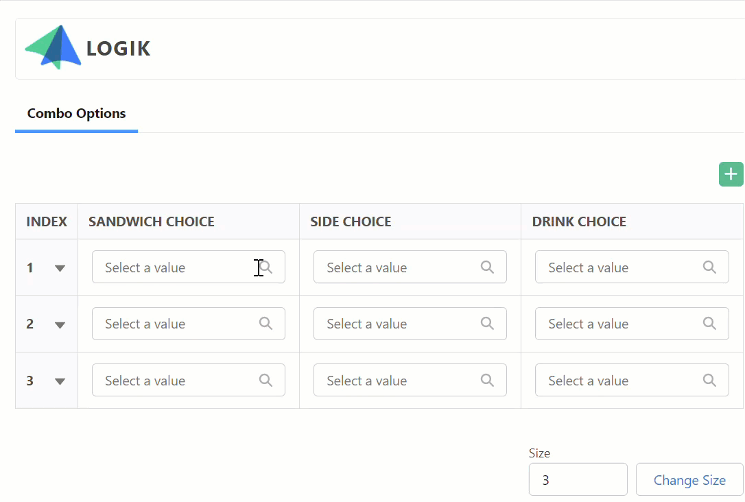 Configure sets
