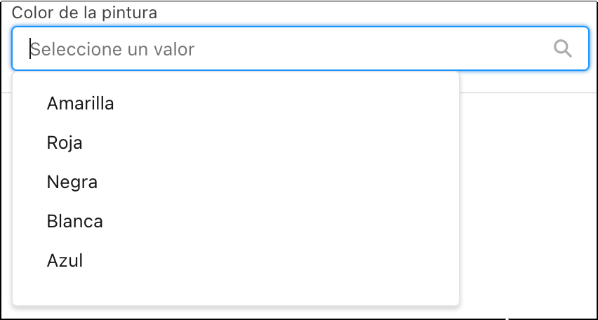 Select color