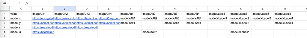 CSV file