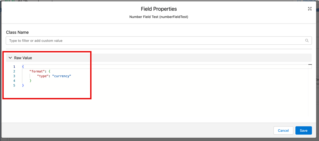 Layout CSV