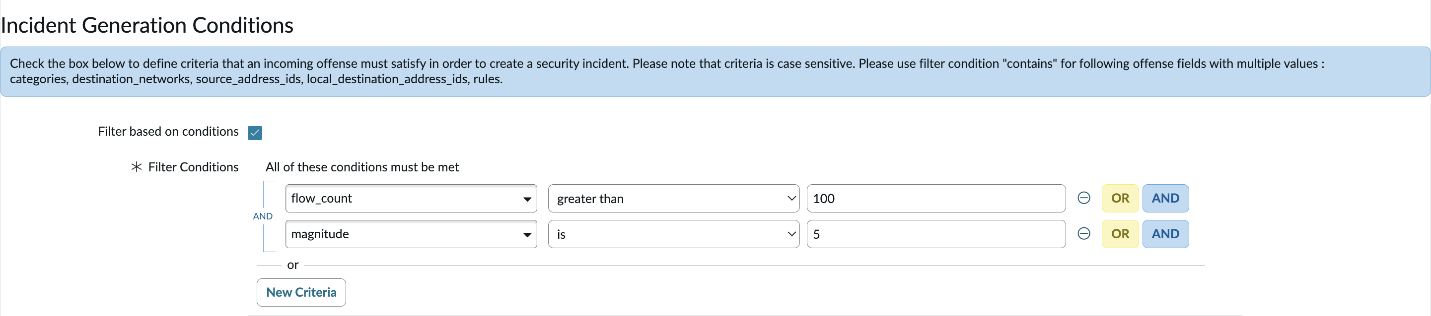 IBM QRadar: Create Profile: Mapping: SIR5