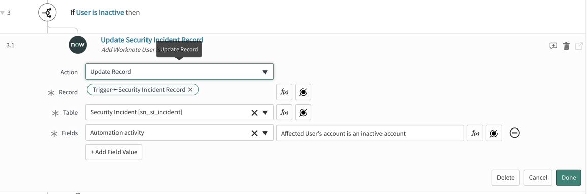 Failed login playbook: step 3