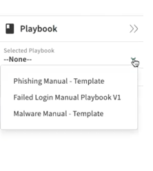 Select playbook