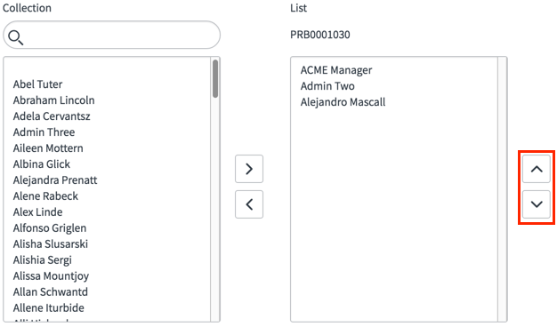 Display the order buttons