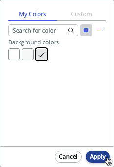 Canvas color