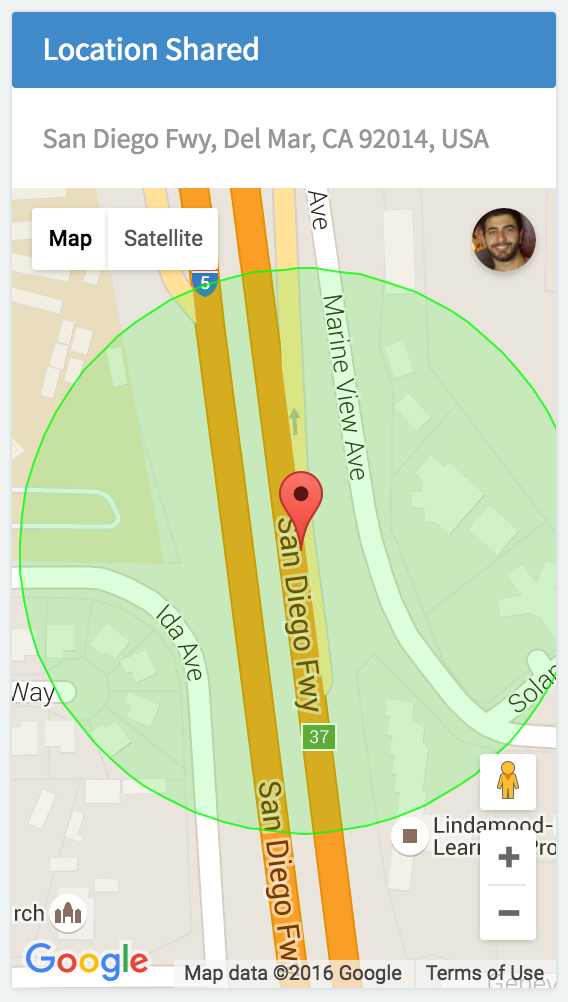 Ticket Location widget
