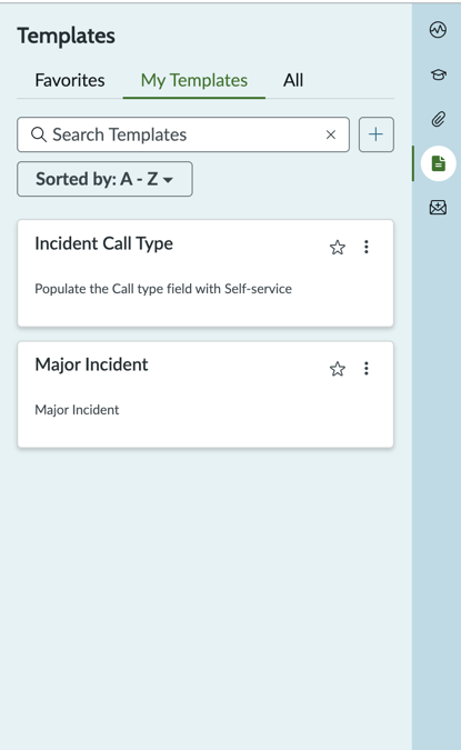 Form templates in a Configurable Workspace