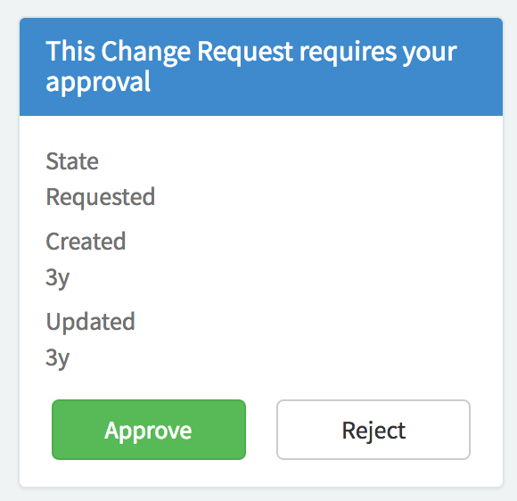 承認情報ウィジェット