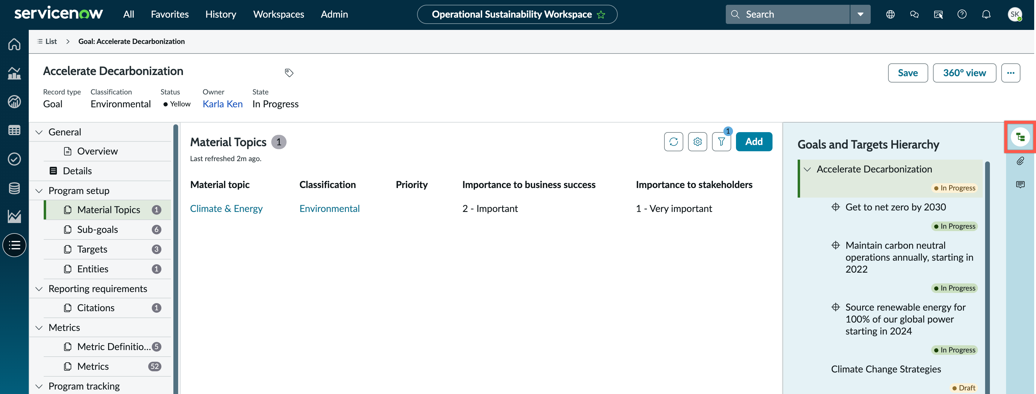 How related lists are grouped on a form after configuration.