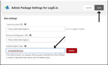 Admin package
